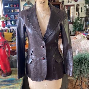 Awesome Timeless Brown Leather Jacket